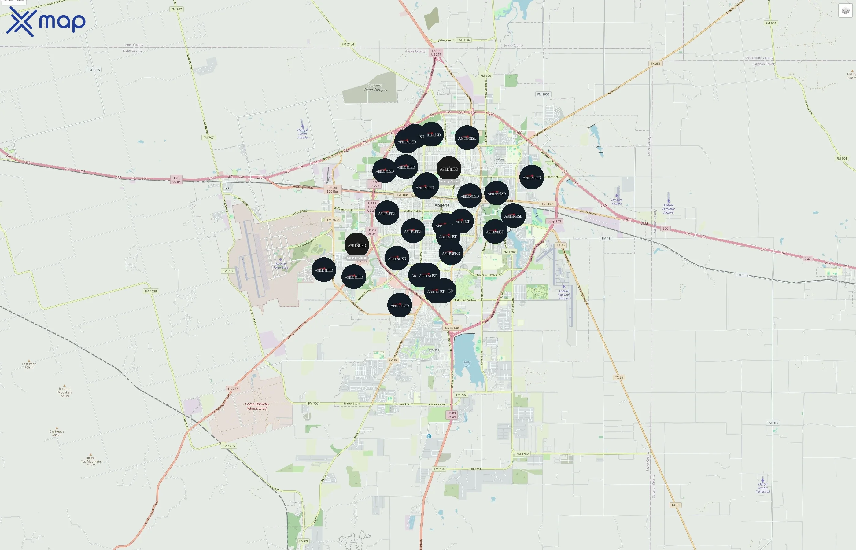 Abilene Independent School District traffic data