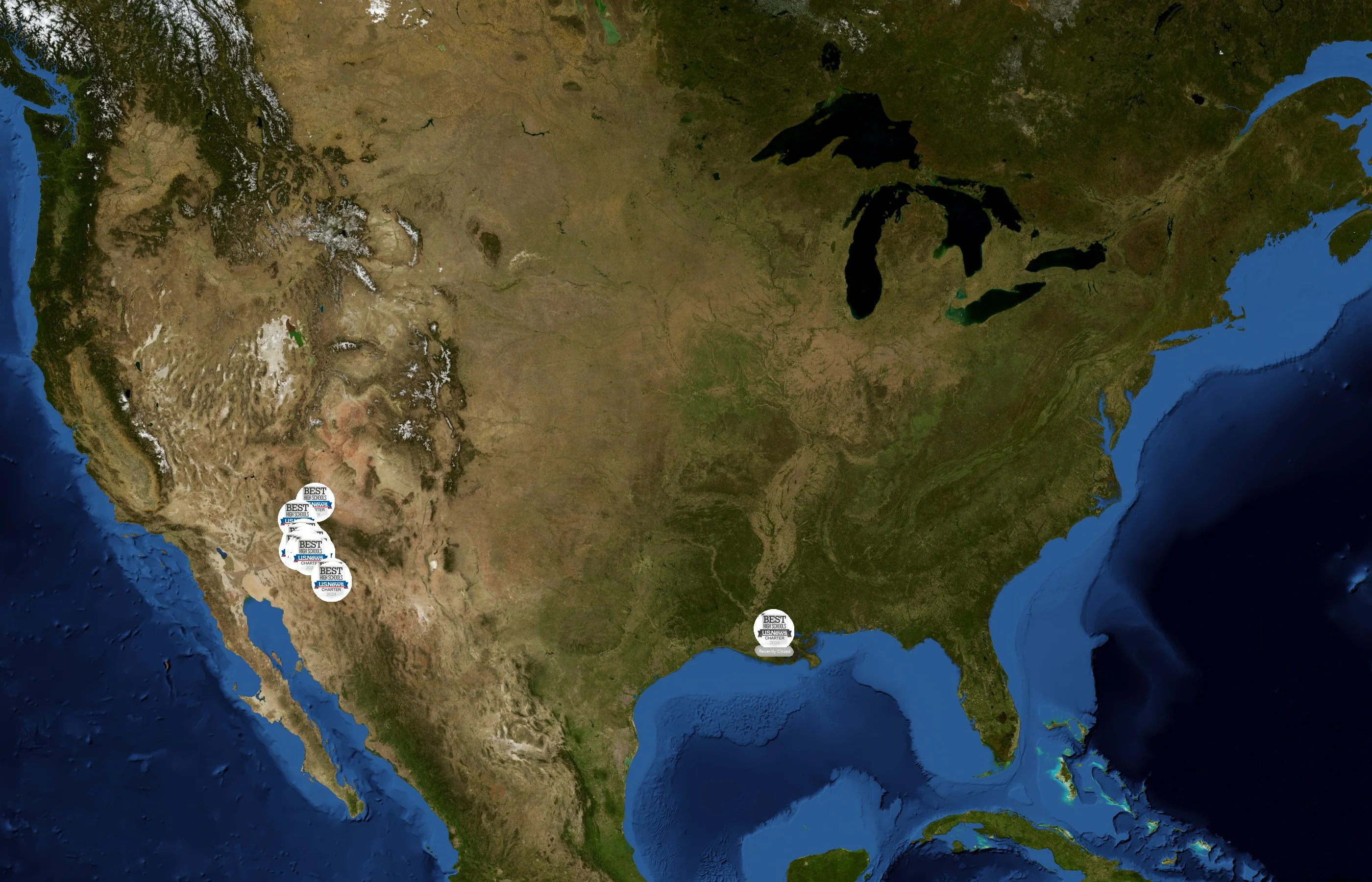 BASIS Charter Schools state distribution