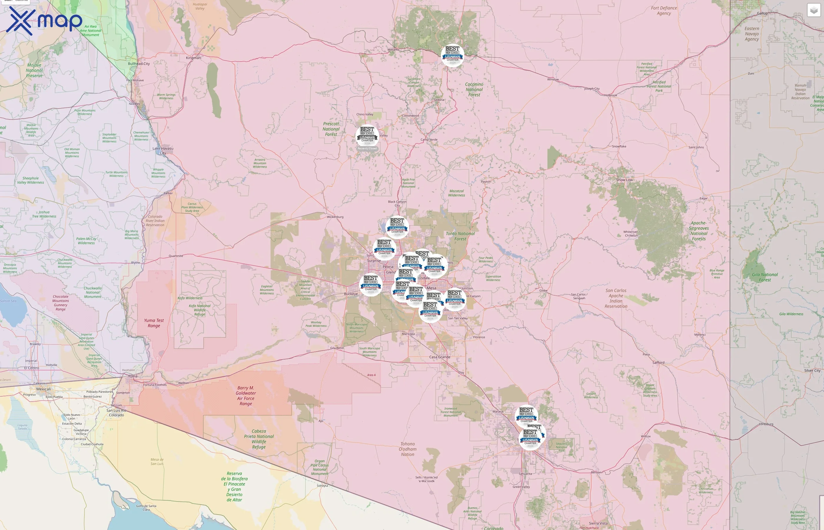 BASIS Charter Schools street hotspots