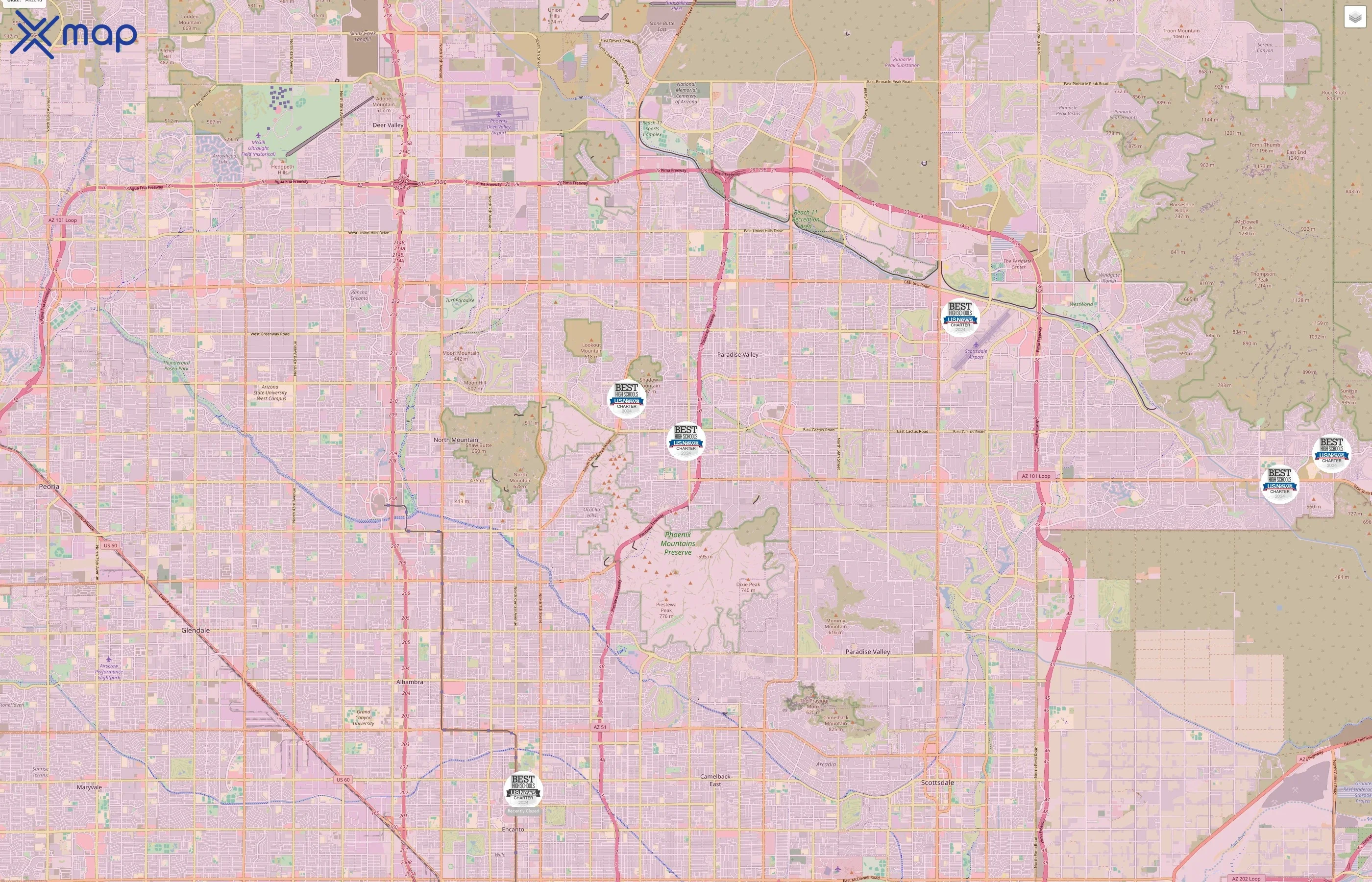 BASIS Charter Schools traffic data