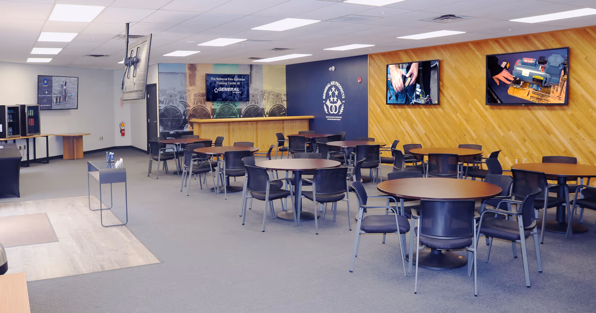 Main Class Training Room at General Air Products Fire Sprinkler Training Center
