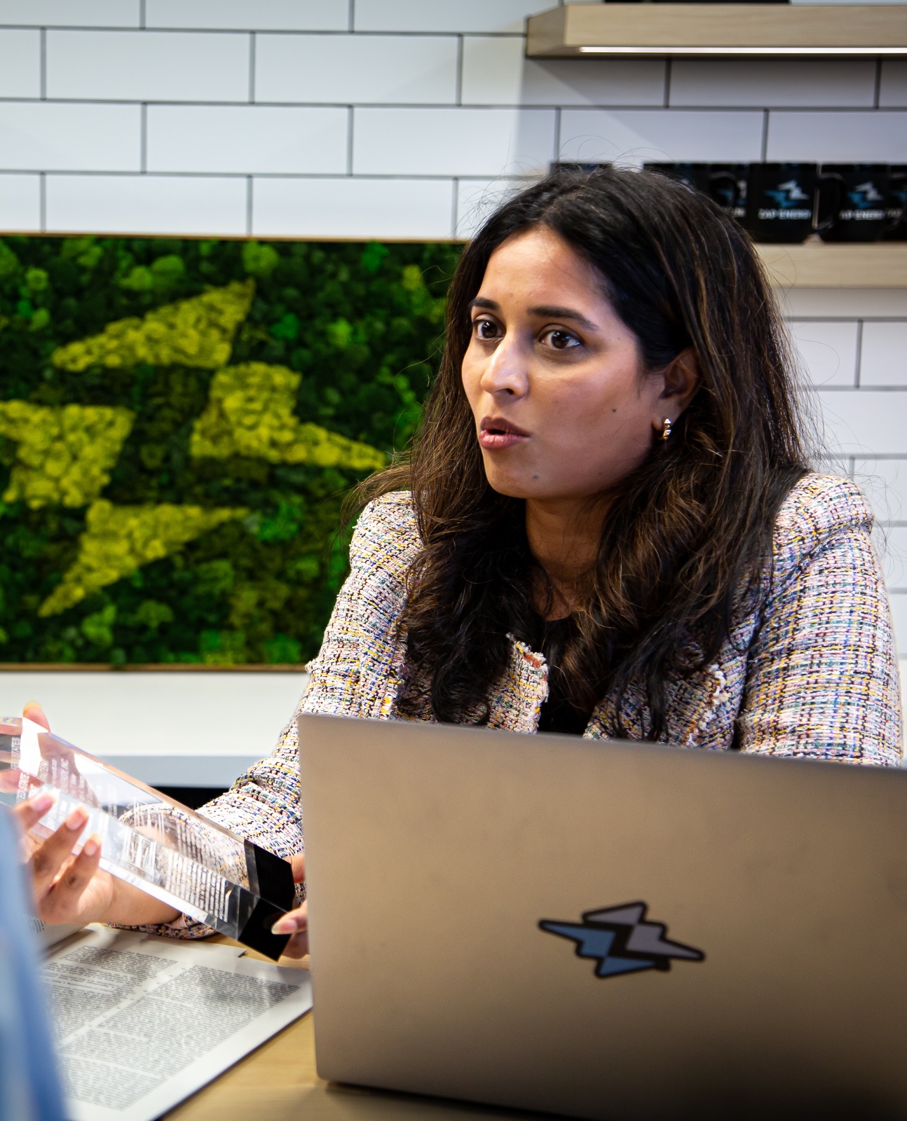 Head of IP Asmita Chande at Zap Energy in Everett, Washington.