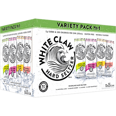 WHITE CLAW - VARIETY PACK CAN