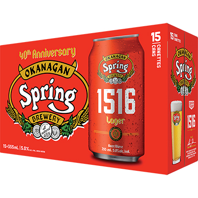 OKANAGAN SPRING - 1516 BAVARIAN LAGER CAN