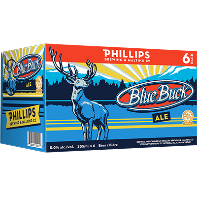 PHILLIPS - BLUE BUCK ALE CAN