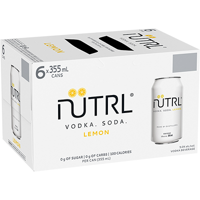 NUTRL - VODKA SODA LEMON CAN