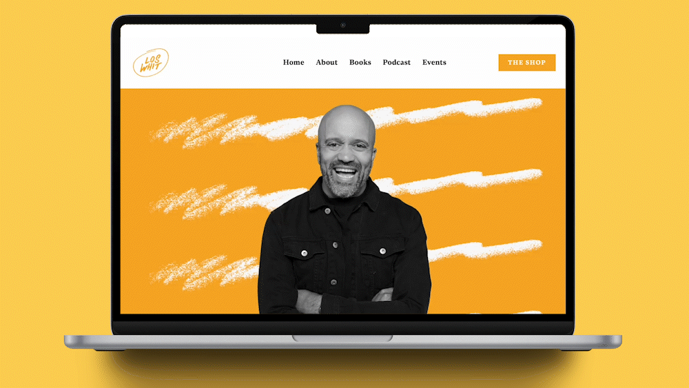 Carlos Whittaker website built by Chris and Sara