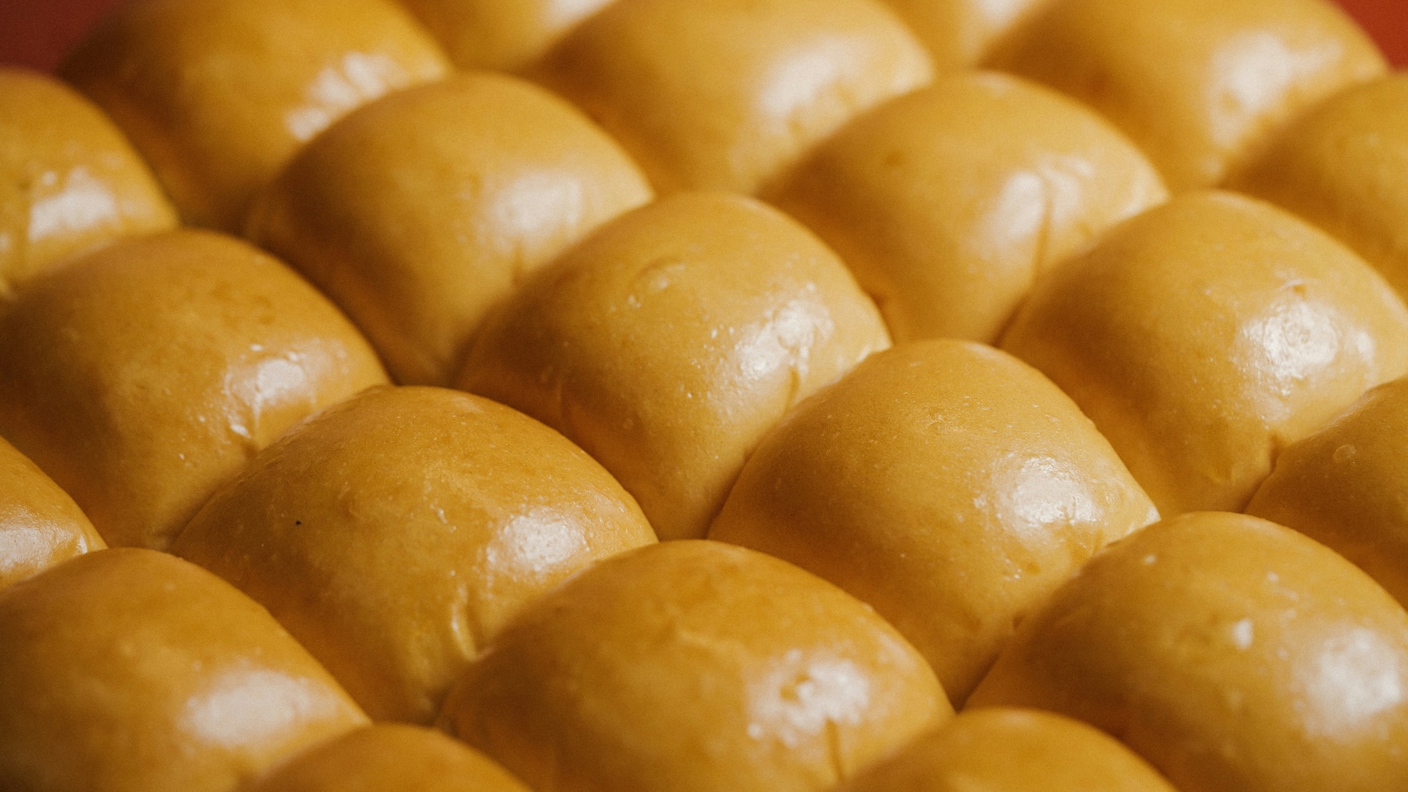 Countless loaves of freshly baked bread.