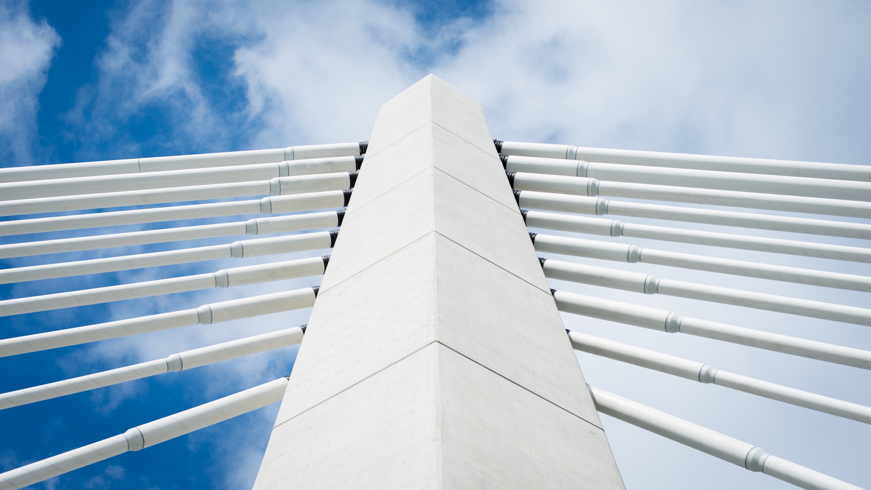 A closeup of a bridge.