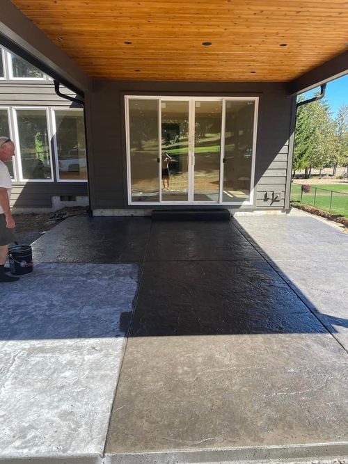 Custom Stamped Concrete