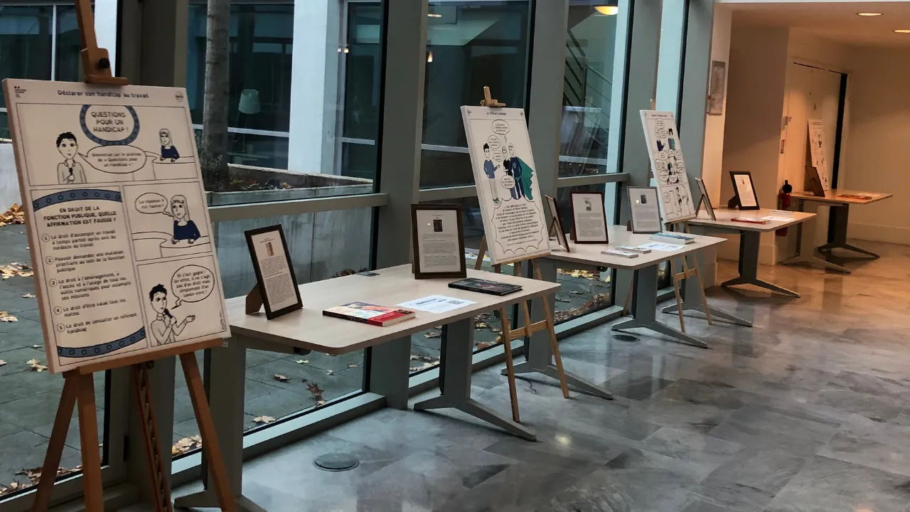 Exposition Handicap X Ministères sociaux - Création d’une exposition pour sensibiliser à l’endométriose.