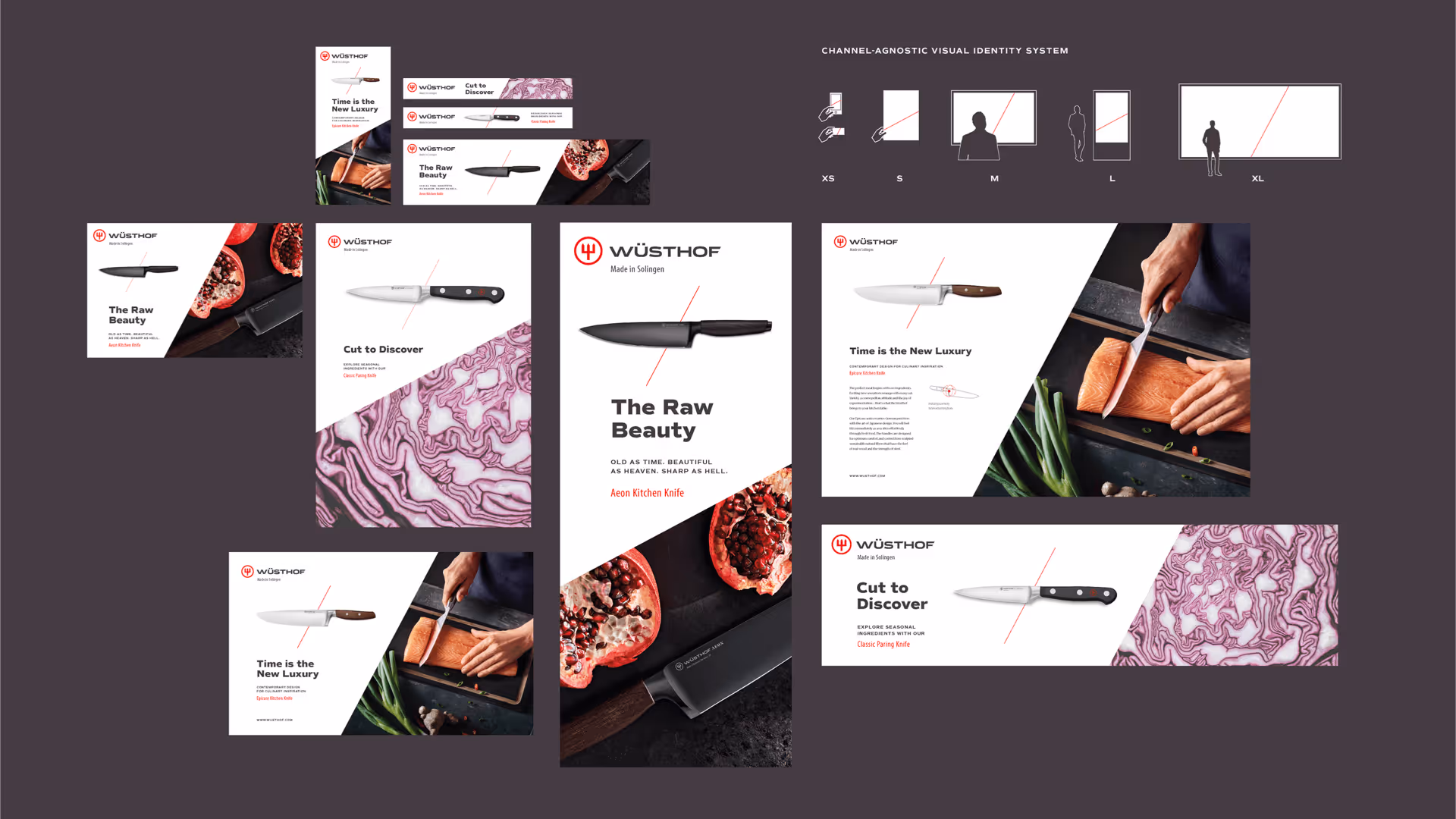 Wüsthof Identity System: Advertising