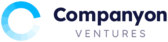 Companyon Ventures logo with a blue circular symbol and text.