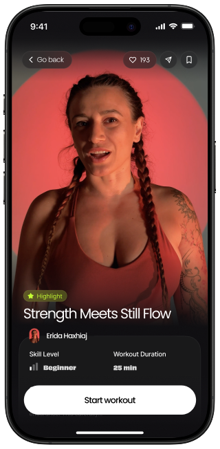 Aalto mobile app UI with two home listings and a title at the top saying 12 new matches