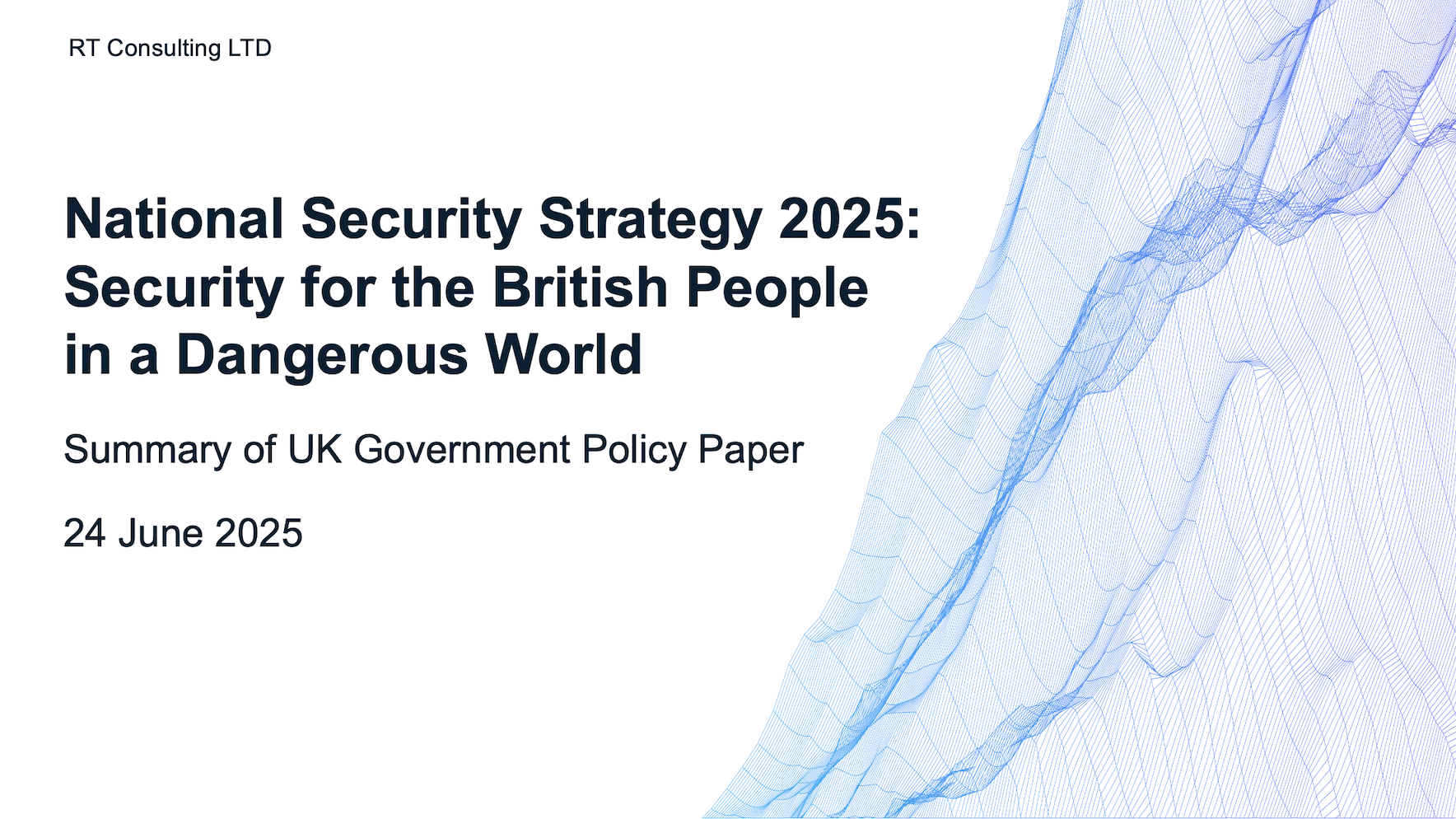 National Security Strategy 2025 Summary