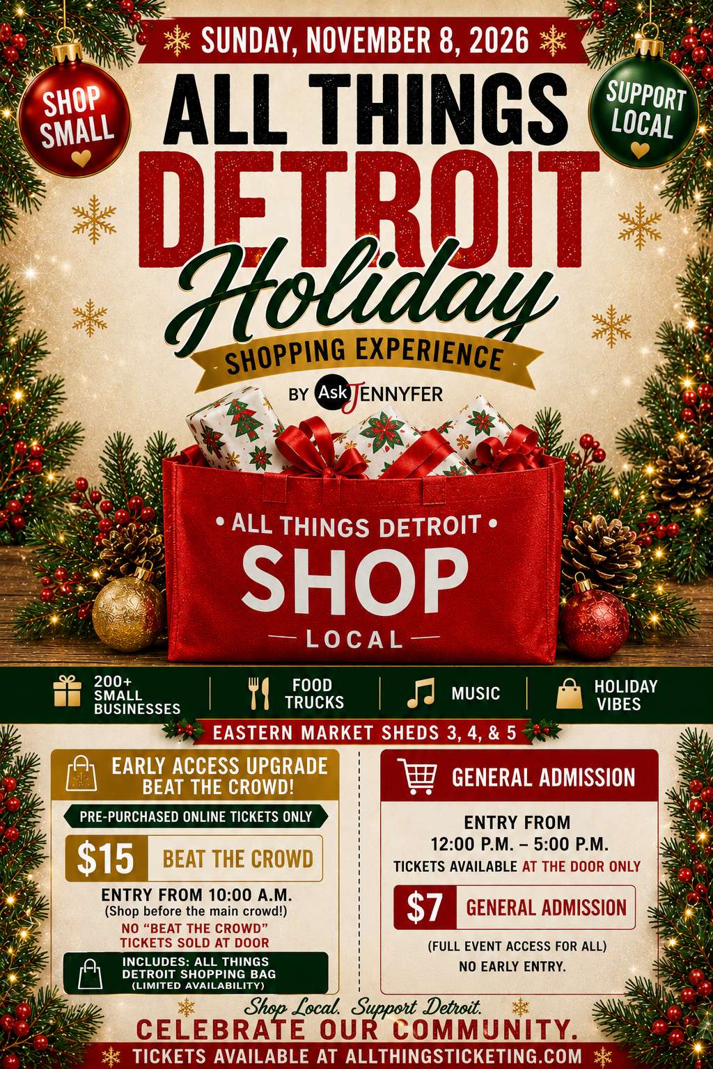All Things Detroit Holiday Shopping Experience 2026