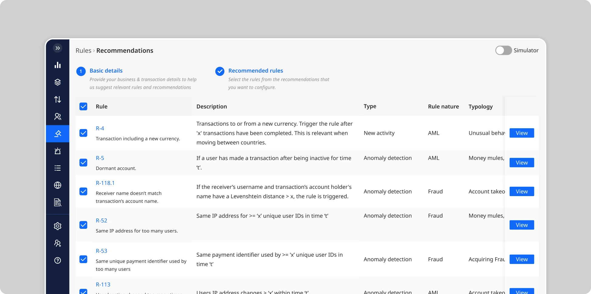 Flagright’s AI recommendations