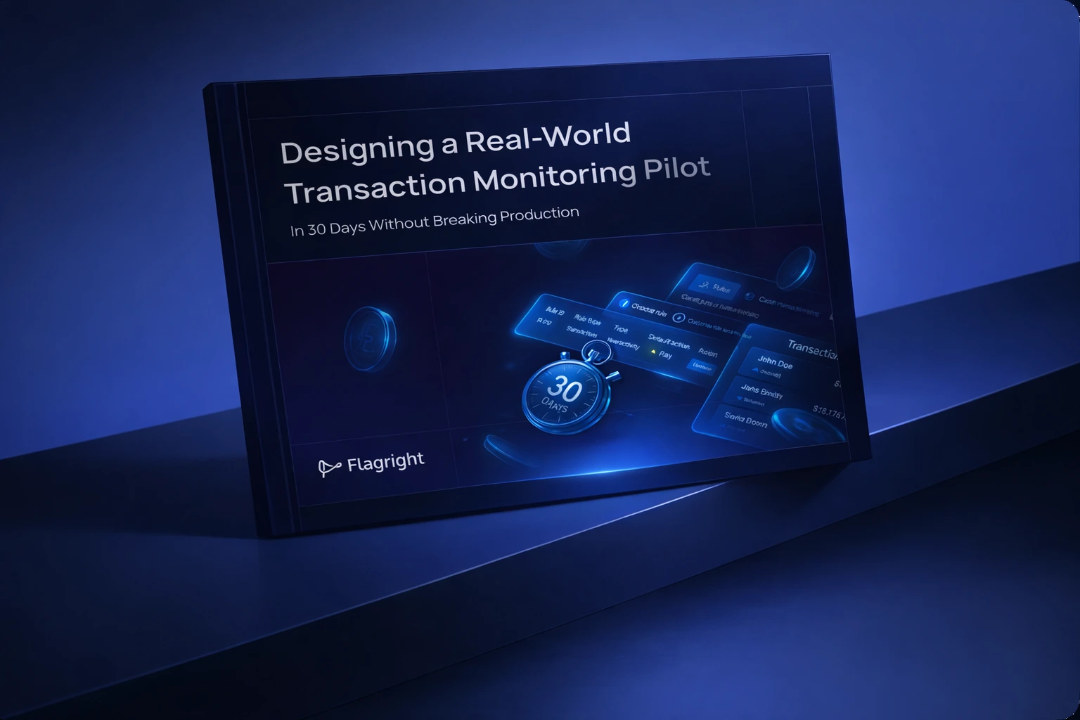 Designing a Real-World Transaction Monitoring Pilot In 30 Days Without Breaking Production