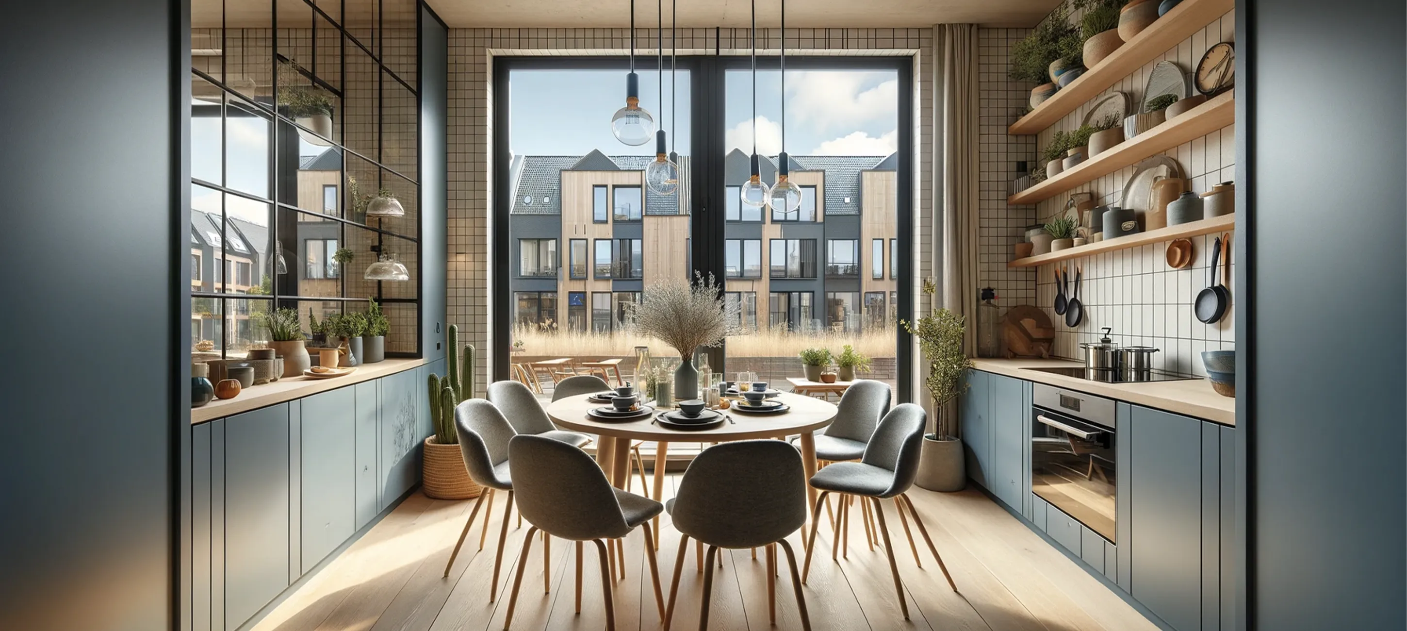 Staalblauw (RAL 5011) in een Nederlandse nieuwbouwwoning