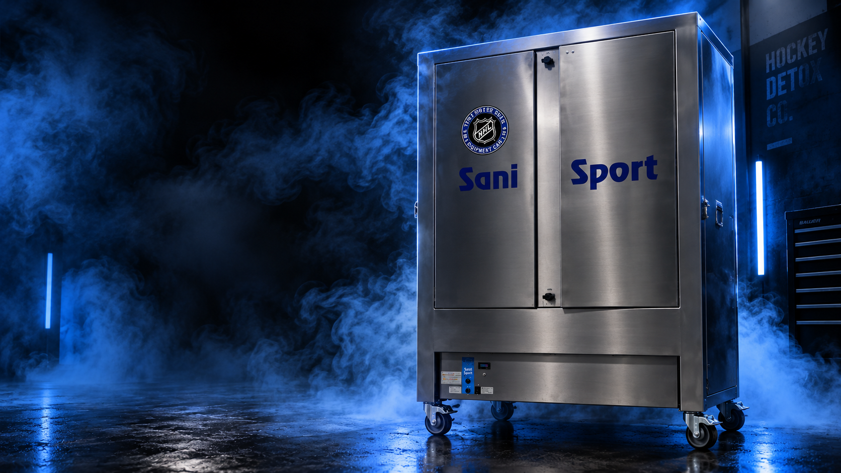 Sani Sport ozone equipment used by Hockey Detox Co.