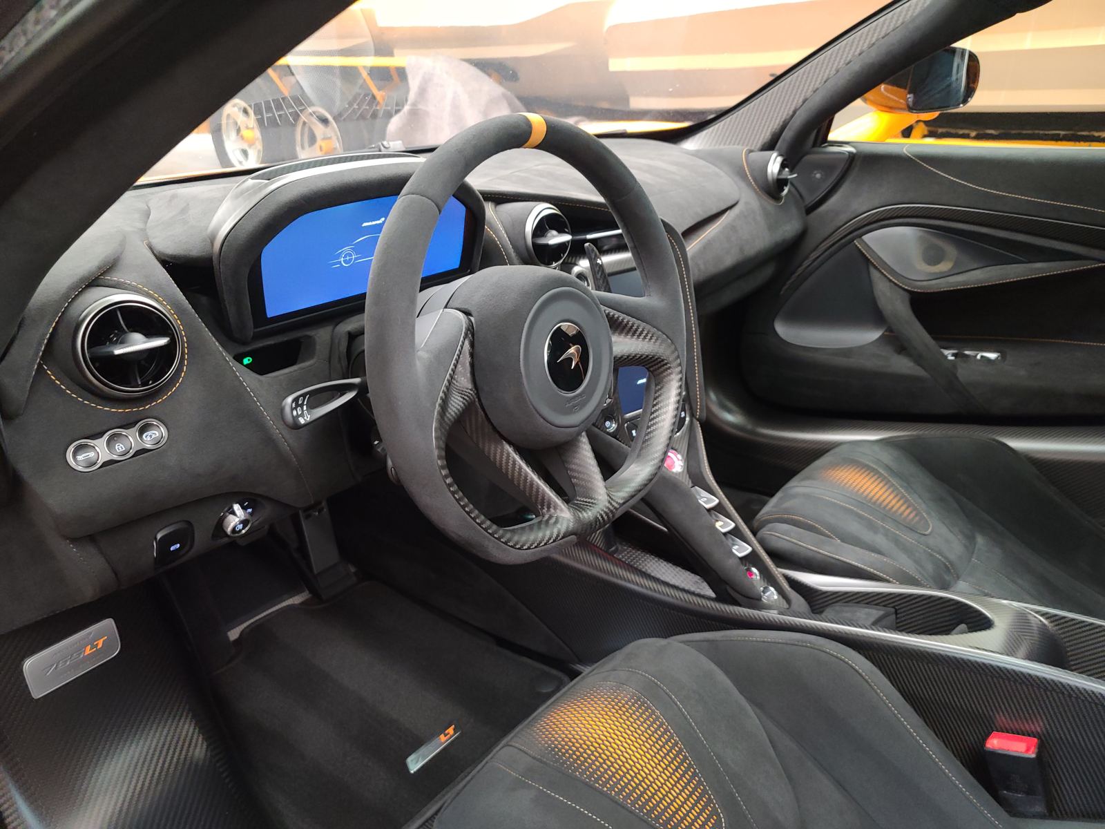 McLaren interior during the automotive detailing years