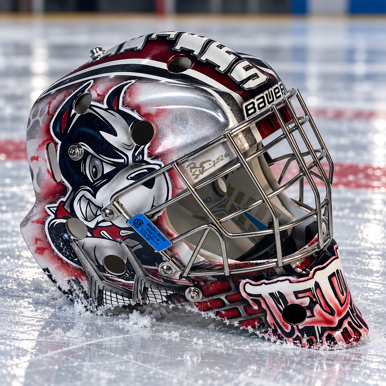 Goalie glove work by Hockey Detox