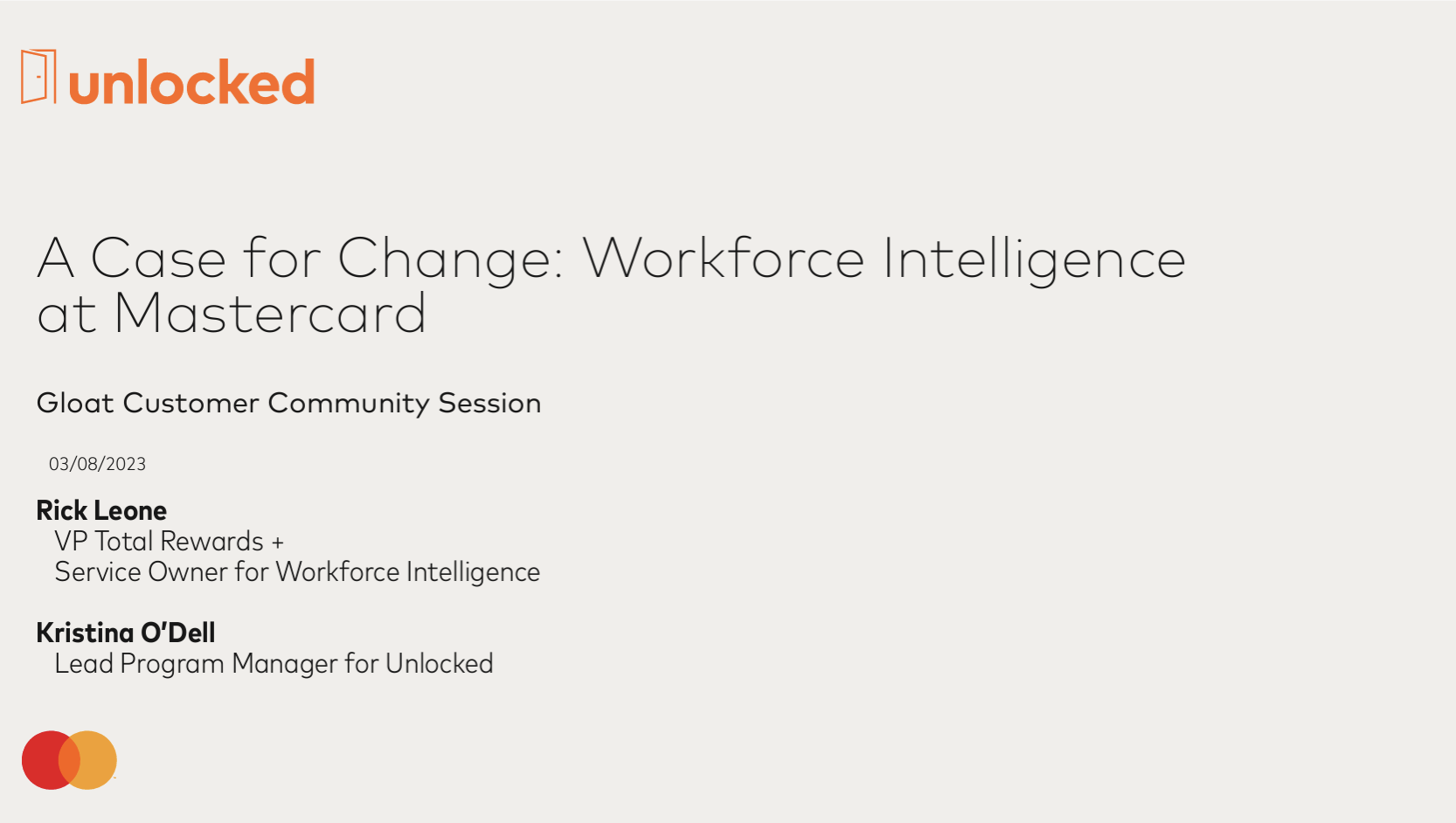 Case For Change - Creating A Skills Foundation At Mastercard