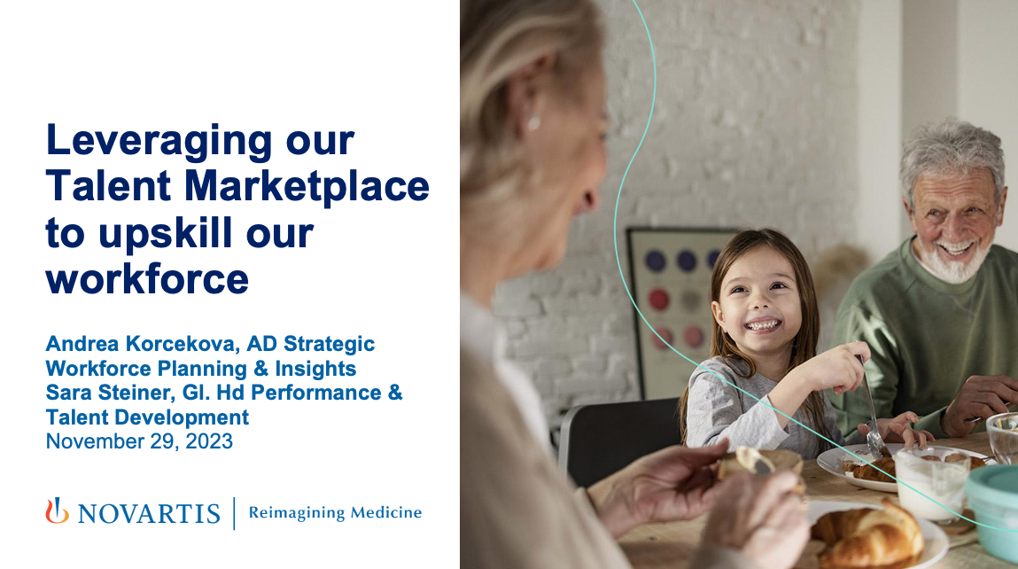 Novartis Upskilling Through Talent Marketplace