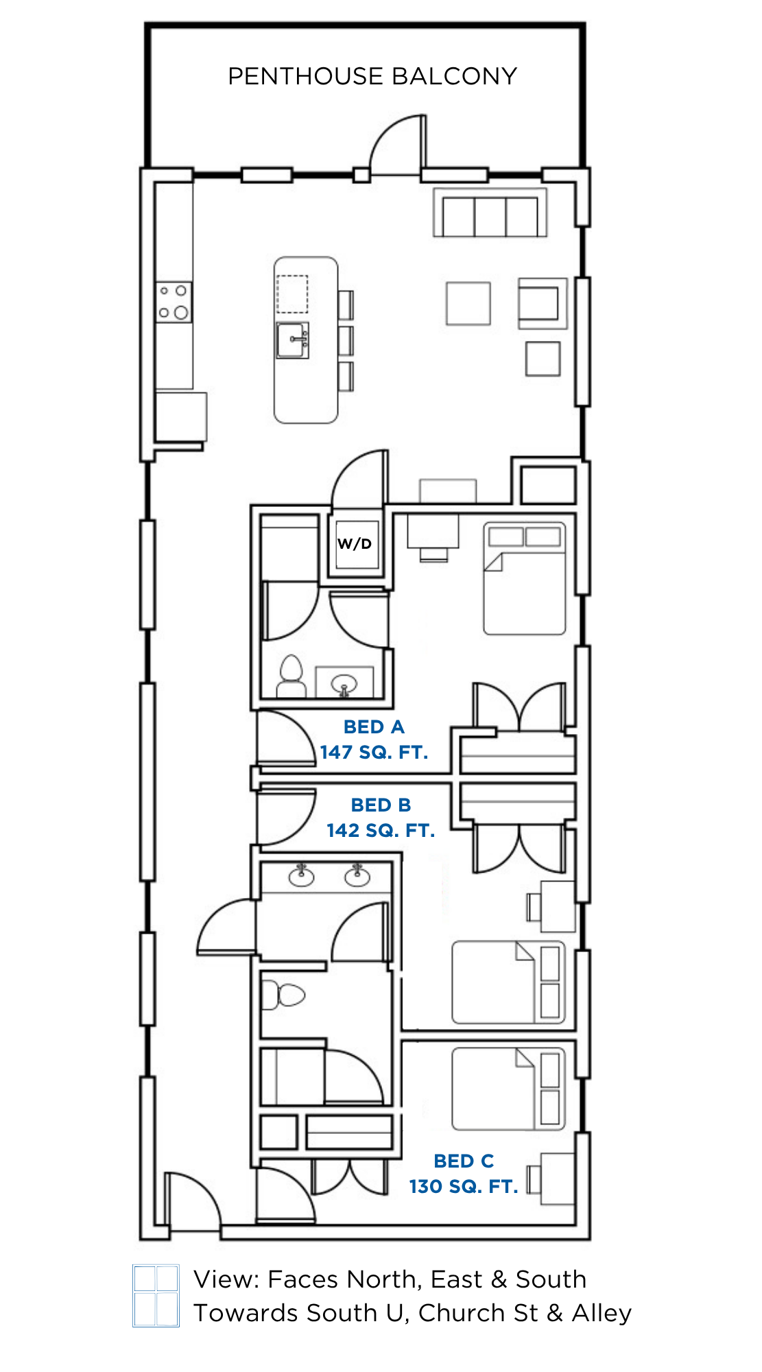 3H Floor Plan