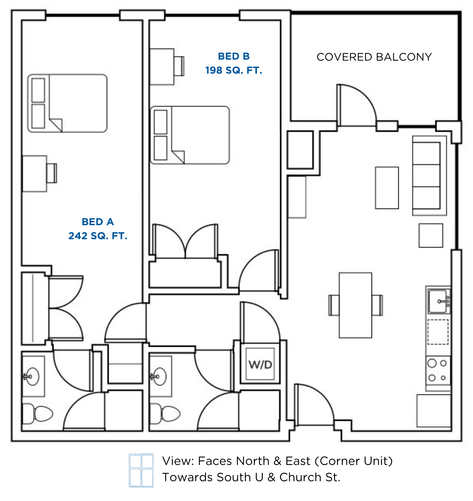 2B Floor Plan
