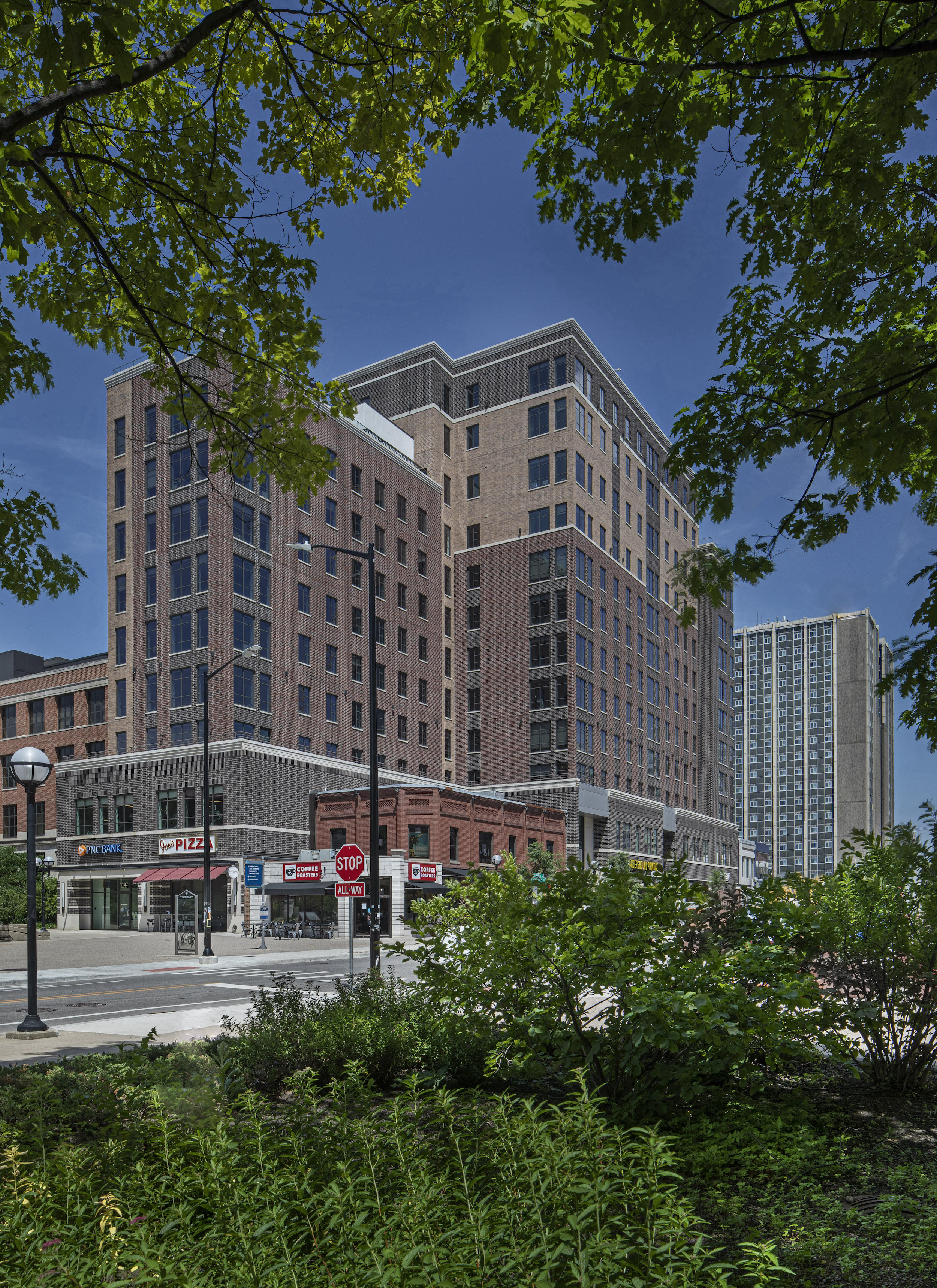 Exterior Building with Trees