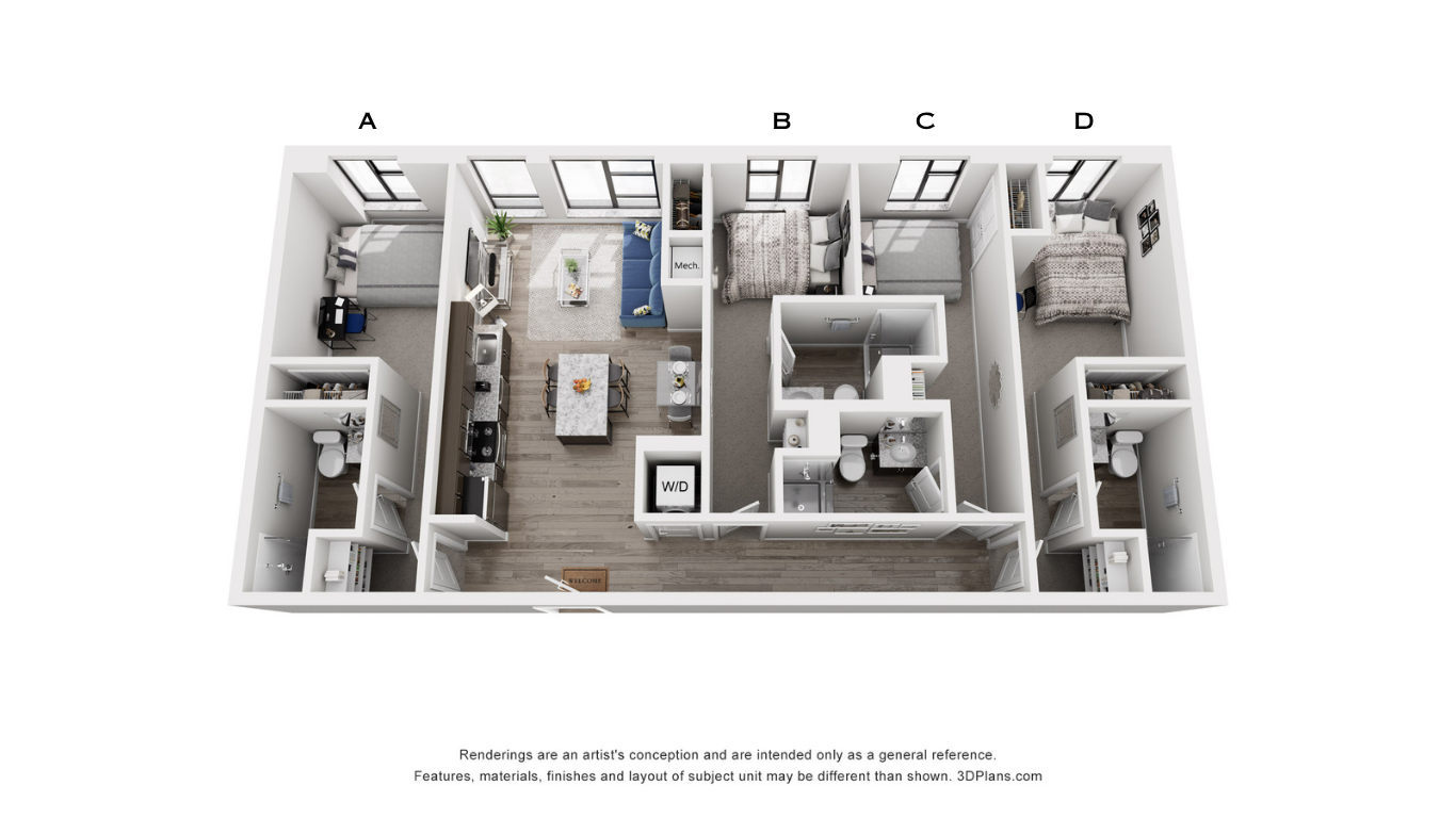 4D Floor Plan
