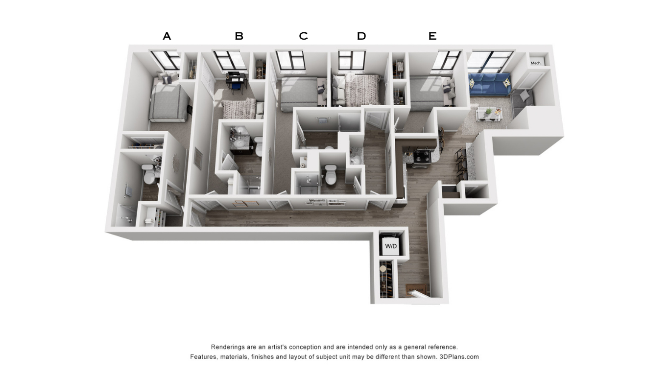 5B Floor Plan