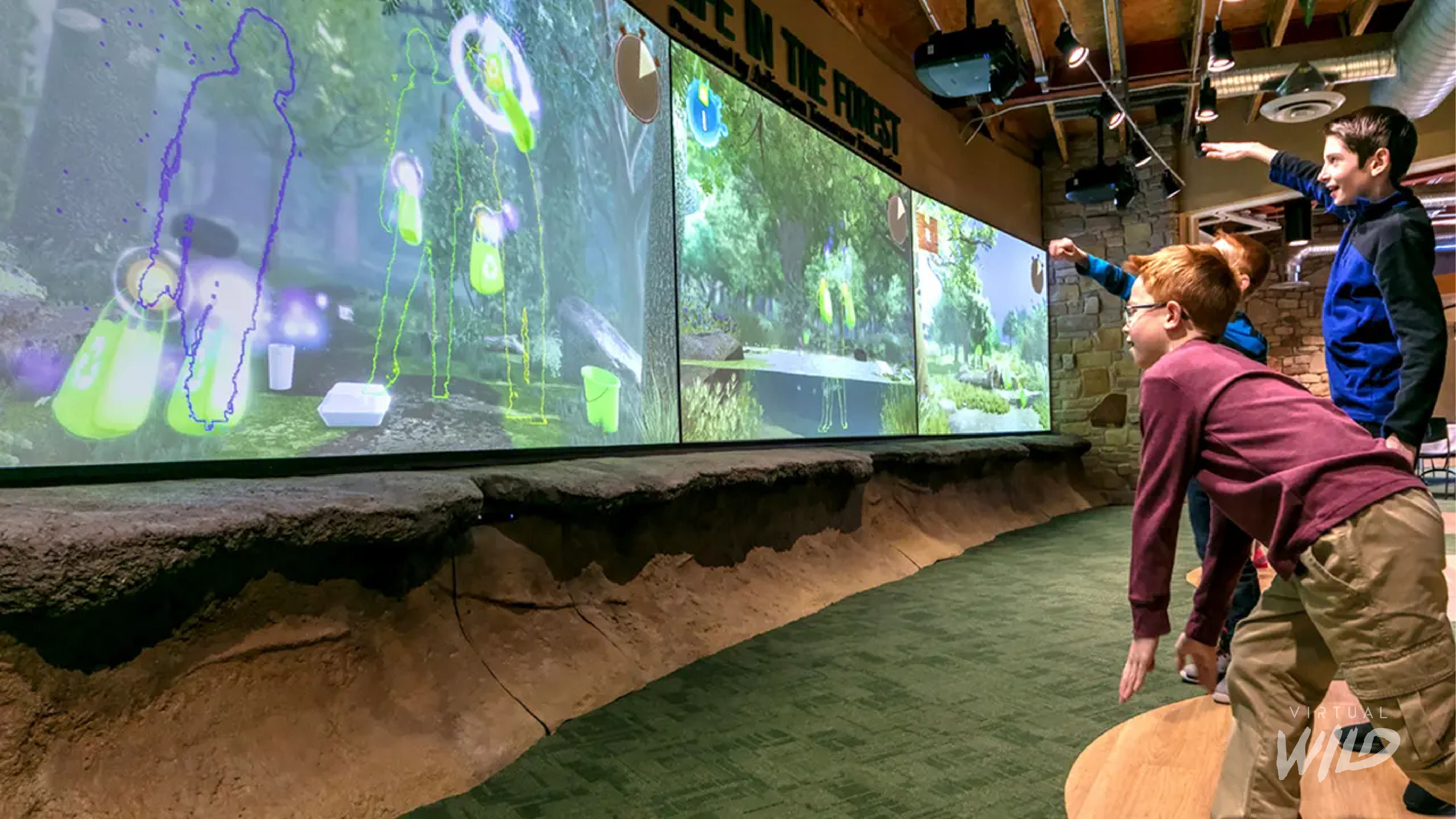 Discovery Room Motion Tracking Wall