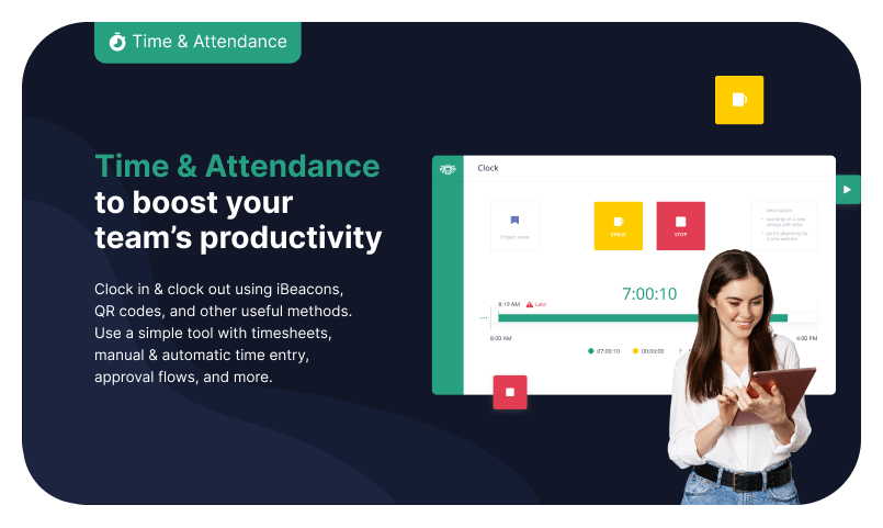 Time & Attendance Tracking - Easy Clock in/out system | Calamari