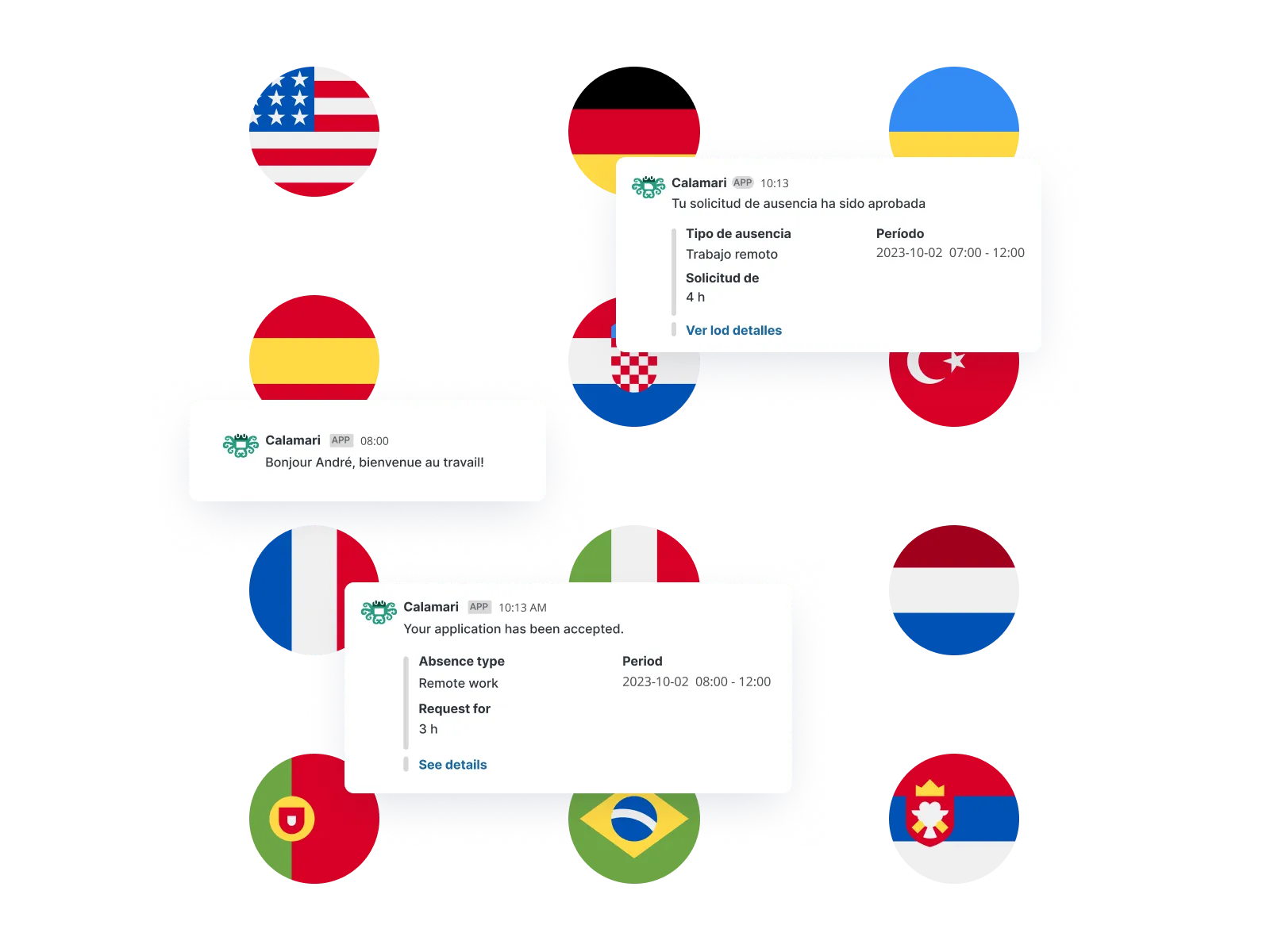 Centralized time off management for distributed teams