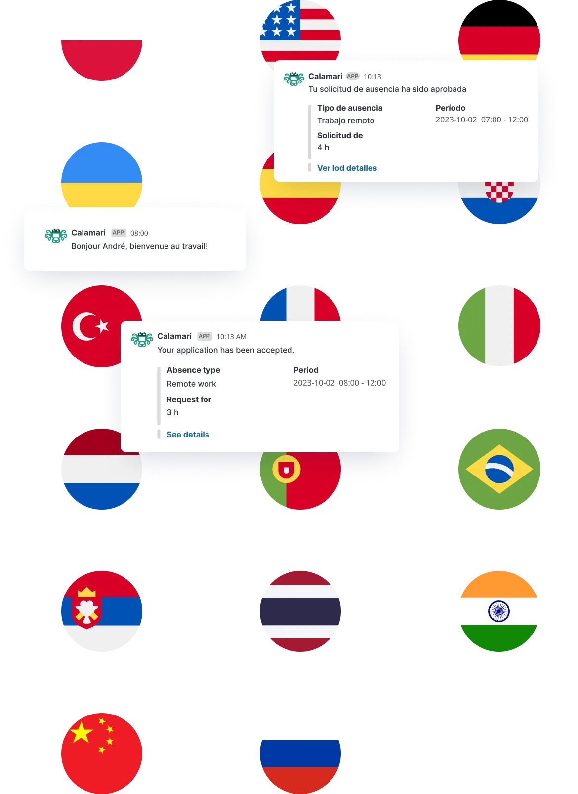 Centralized time off management for distributed teams
