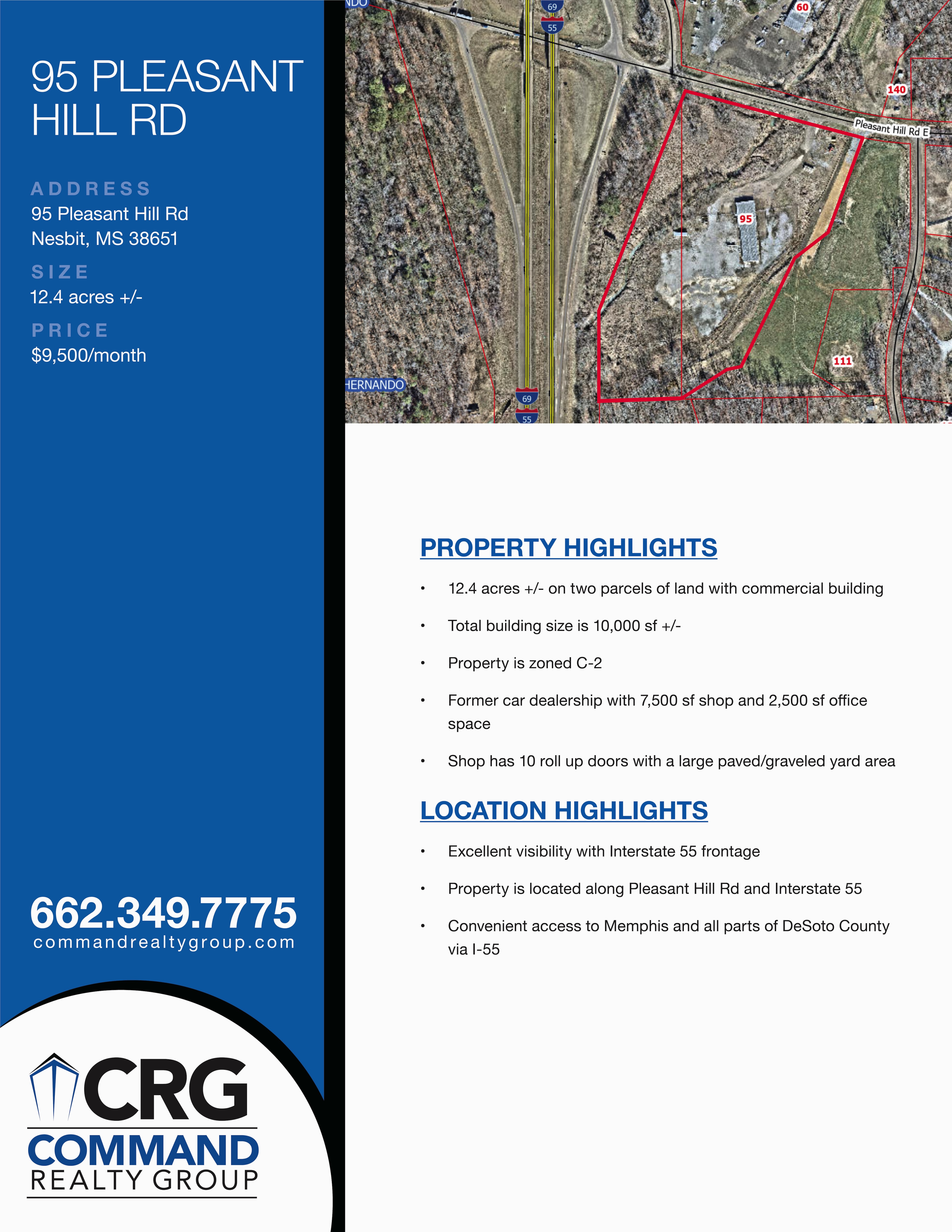95 Pleasant Hill Data Sheet