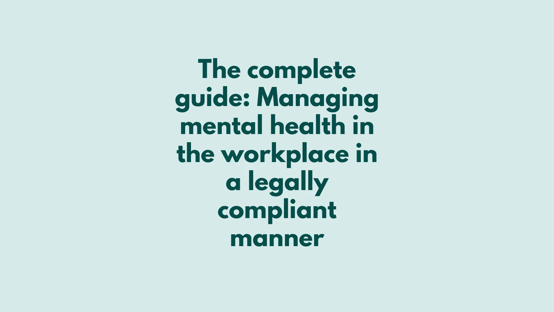 Blog post cover image: “78% of companies violate occupational health and safety laws without knowing it” – mentalport guide to GBU Psyche and mental health in the workplace