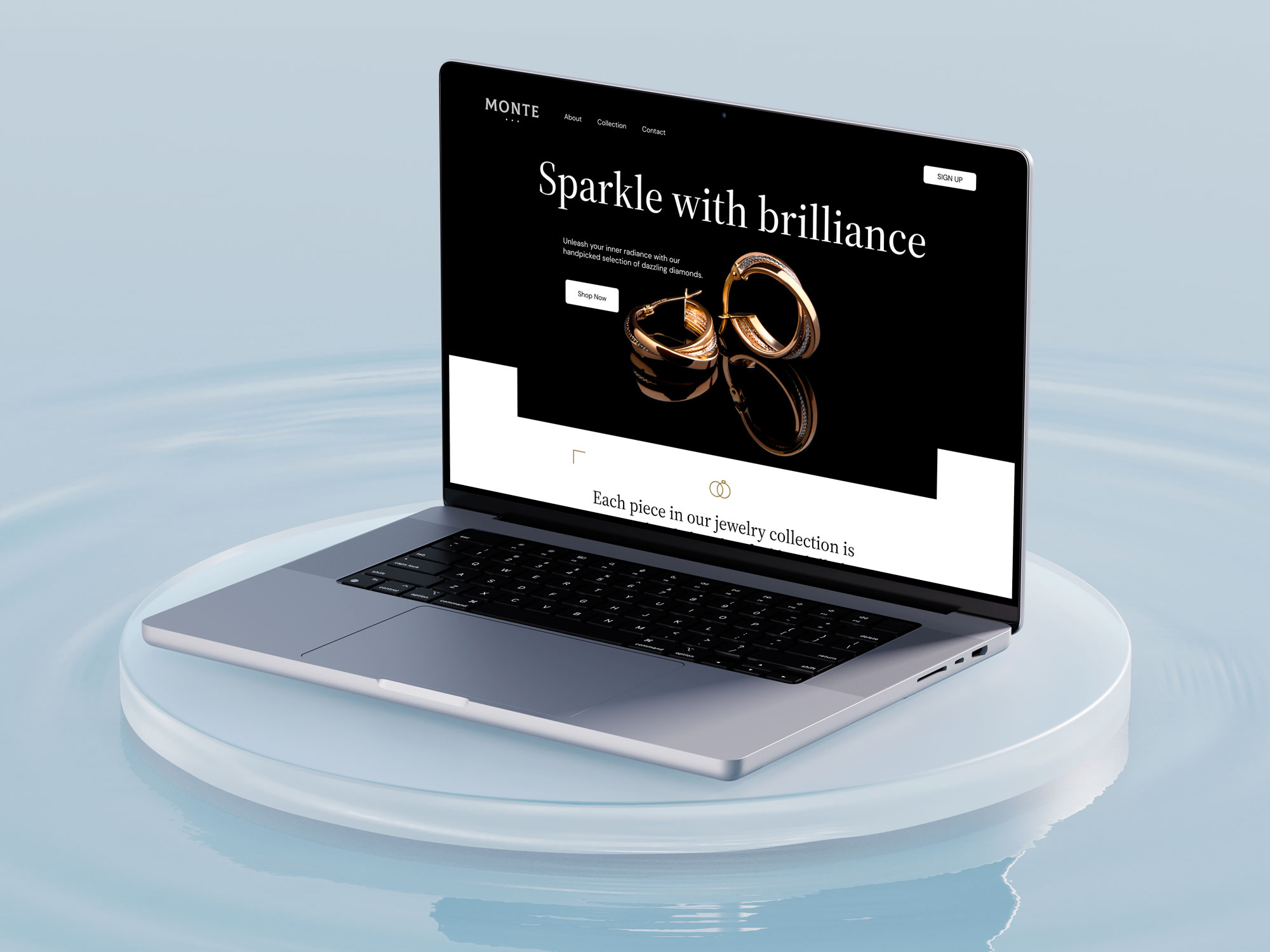 Monte Jewelry shopping experience — UX design case study by Analiz Damián