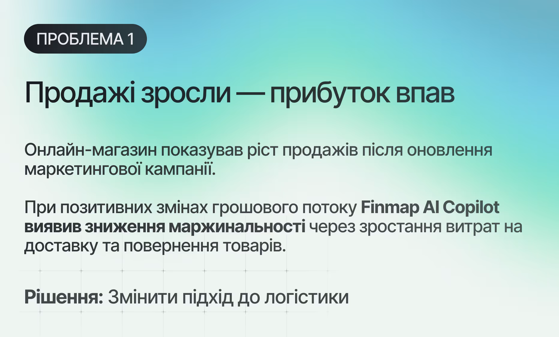 Рішення фінансових кейсів від Finmap AI Copilot