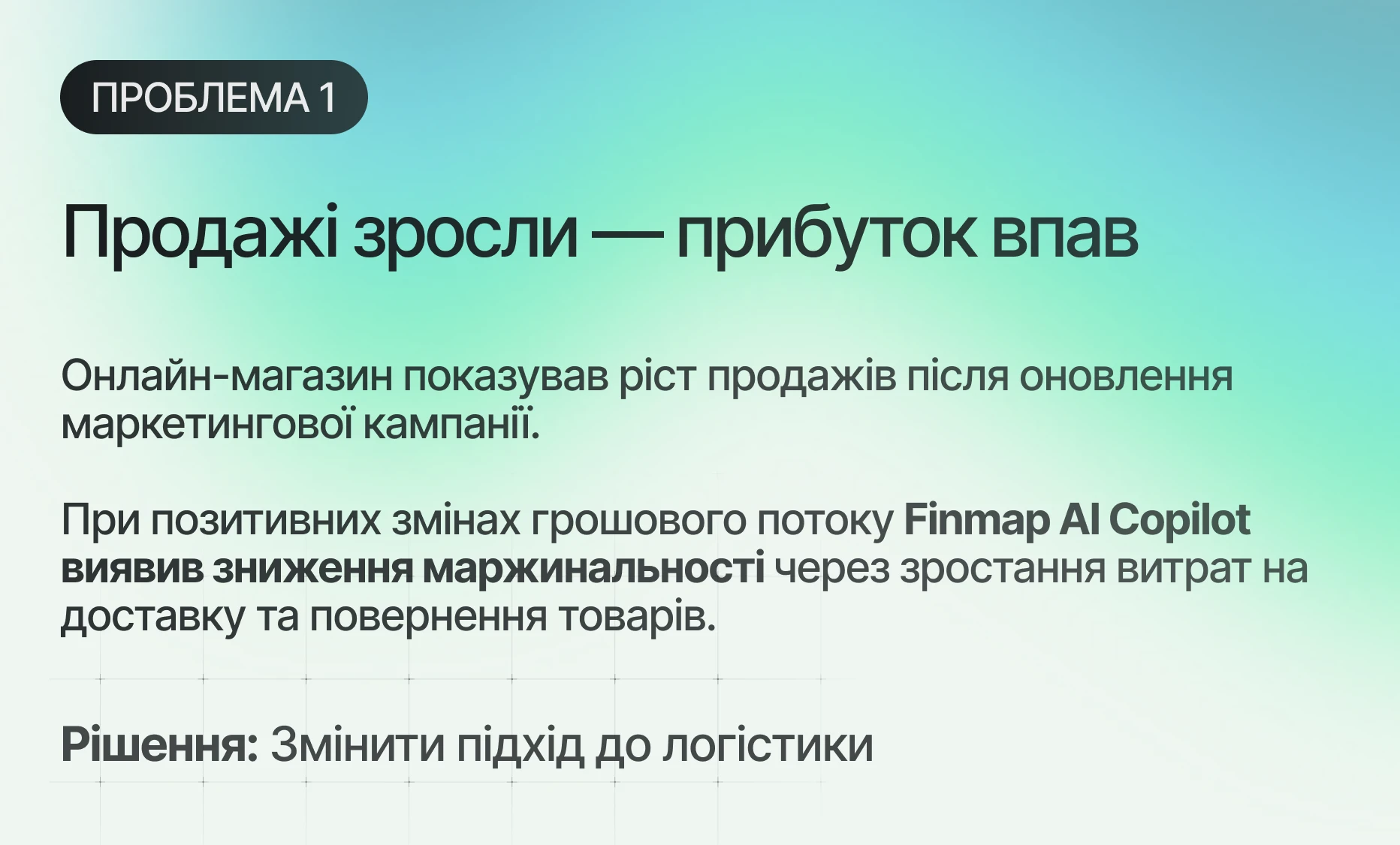 Рішення фінансових кейсів від Finmap AI Copilot