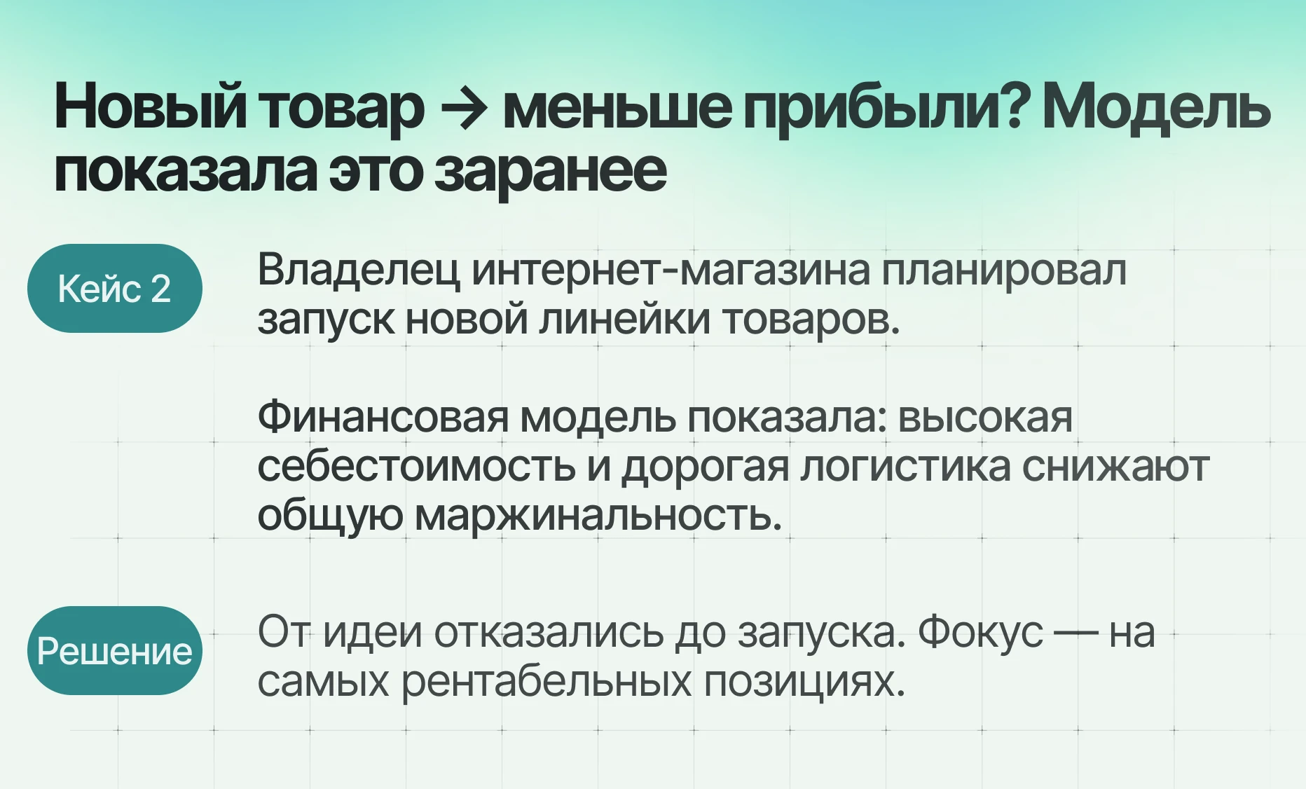 Кейсы использования финансовой модели, разработанной финансовыми экспертами Finmap
