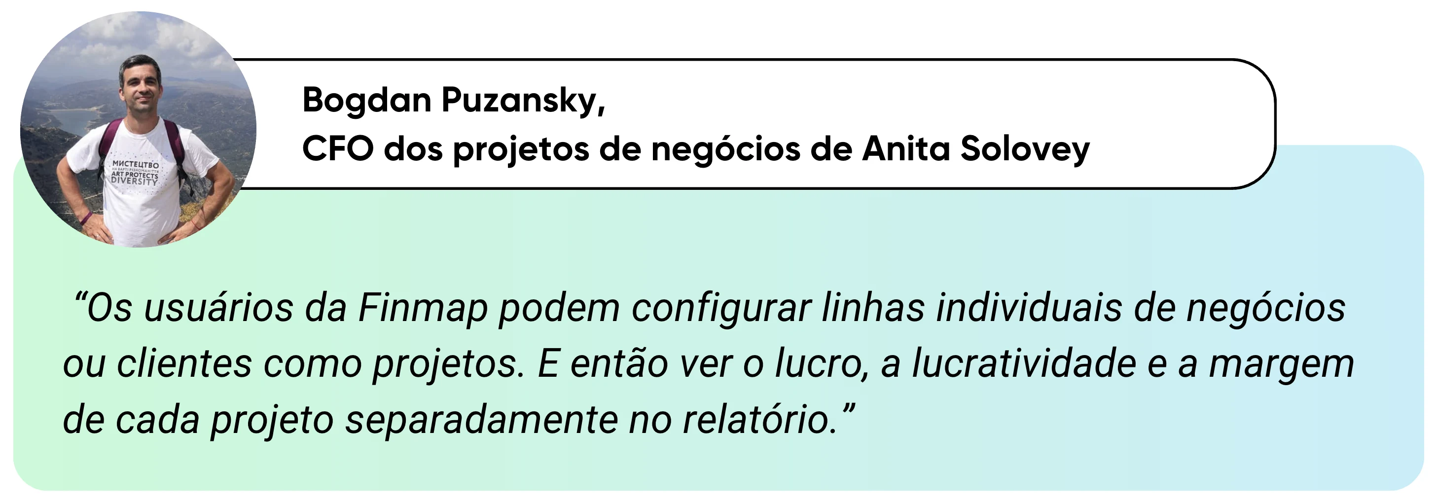 Citação de Bohdan Puzanskyi