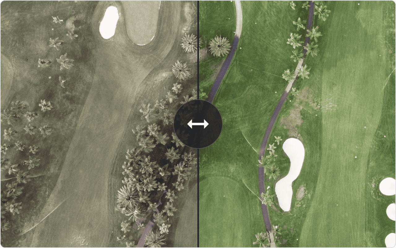 A screen comparing the previous map to the latest map