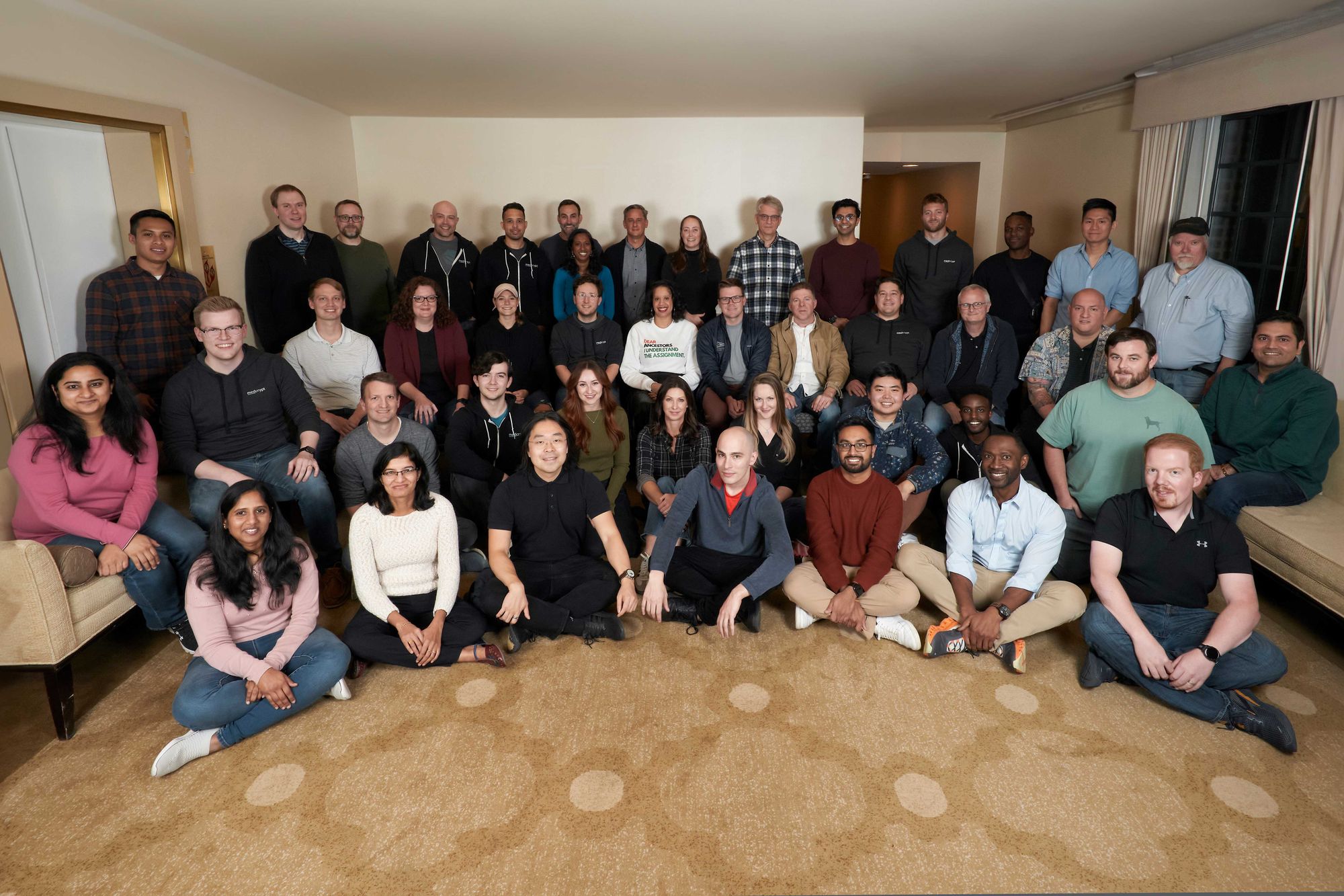 Medcrypt team gathered together