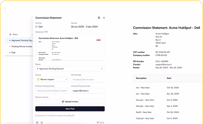 manage payouts