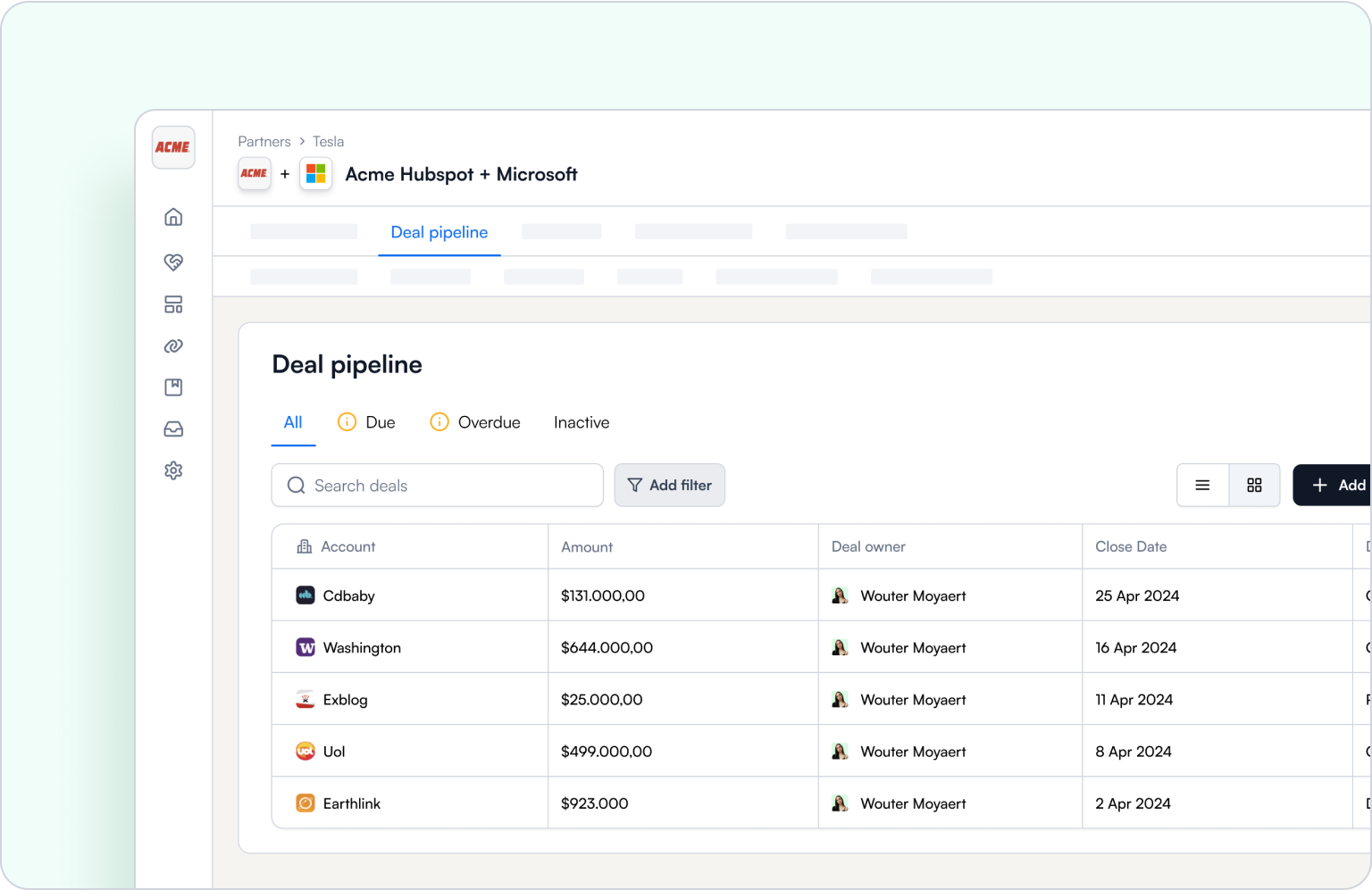 onboarding taks dashboard