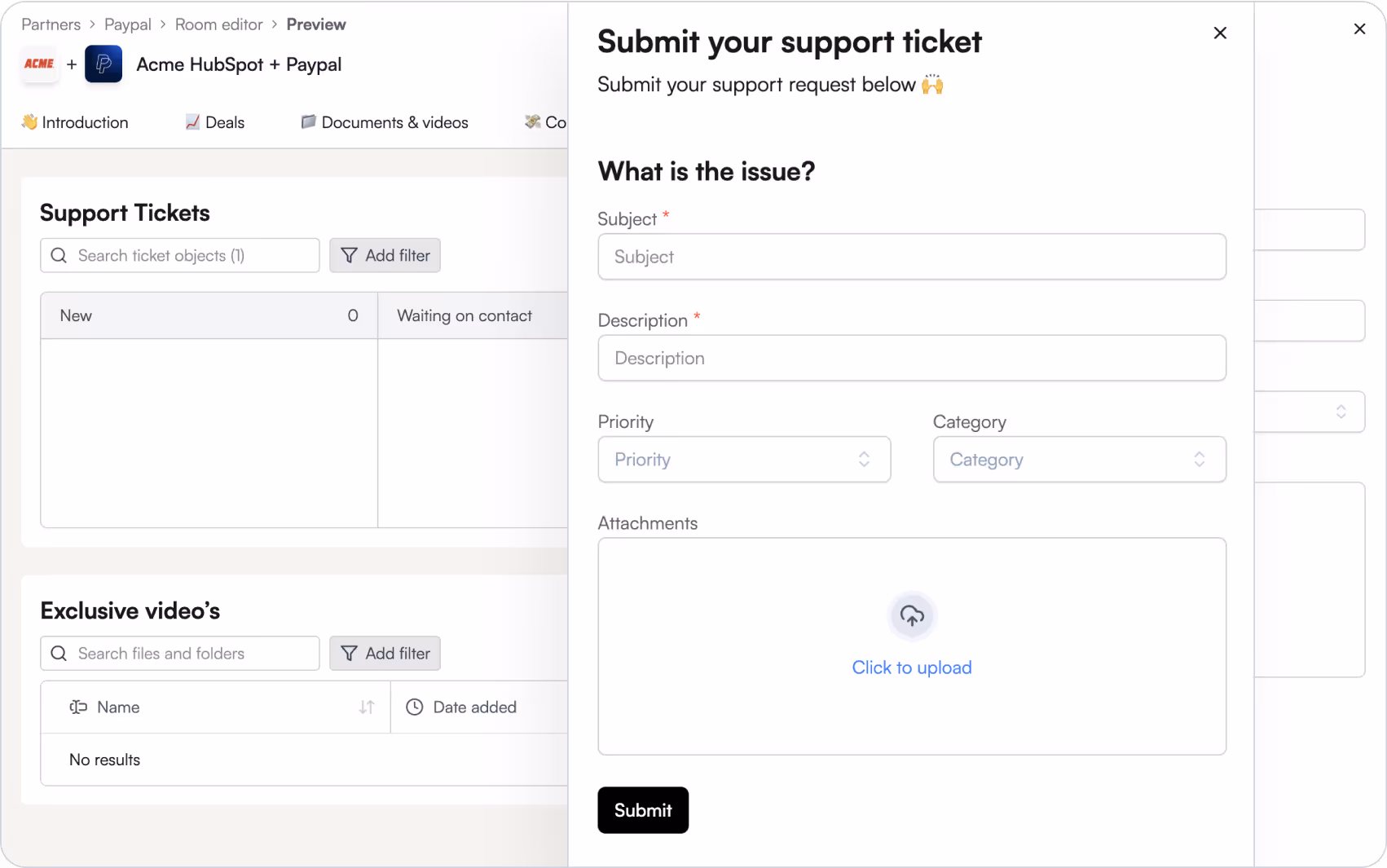 give visibility to partners