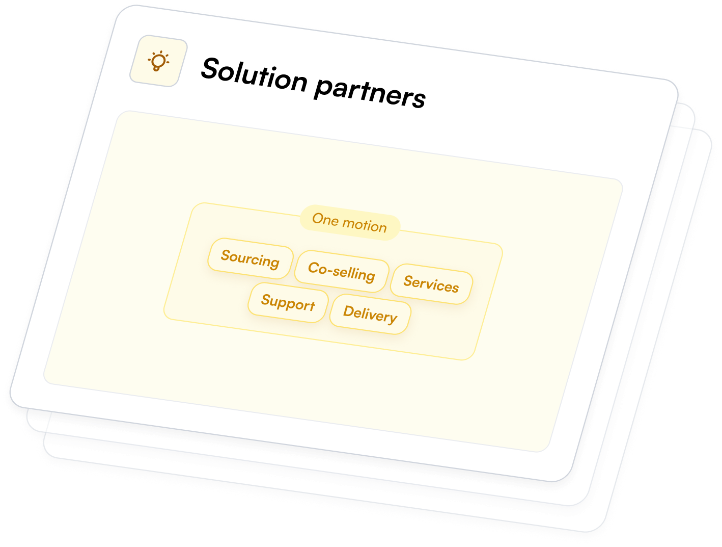 give visibility to partners